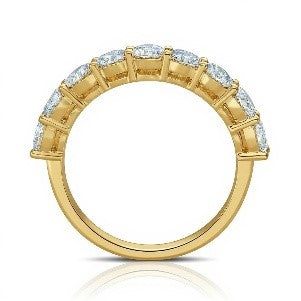 Half Eternity Band - Round Diamond