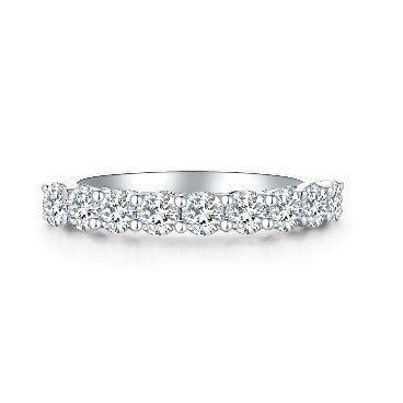 Half Eternity Band - Round Diamond