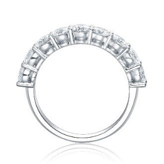 Half Eternity Band - Round Diamond