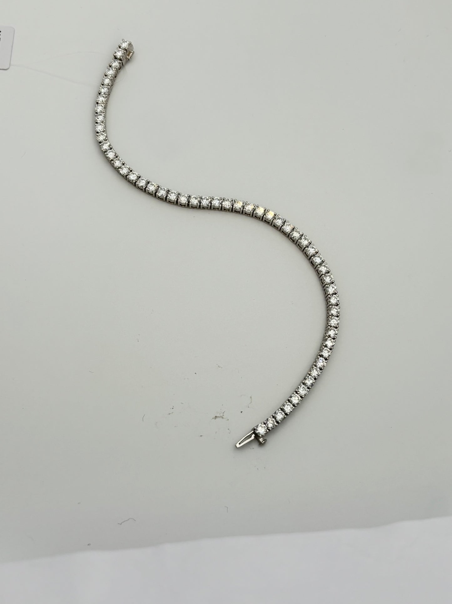 Brilliant Cut Four Prongs Tennis Bracelet - Small