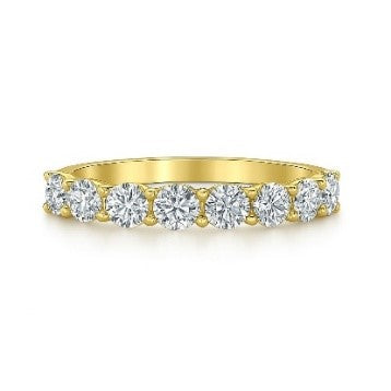 Half Eternity Band - Round Diamond