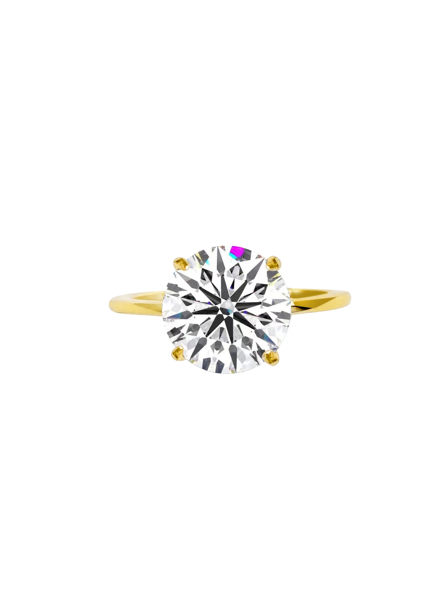 Solitaire 4 Prongs Round Brilliant